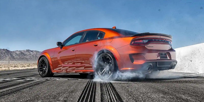 A 2023 Dodge Charger tearing up some pavement near Lancaster, OH