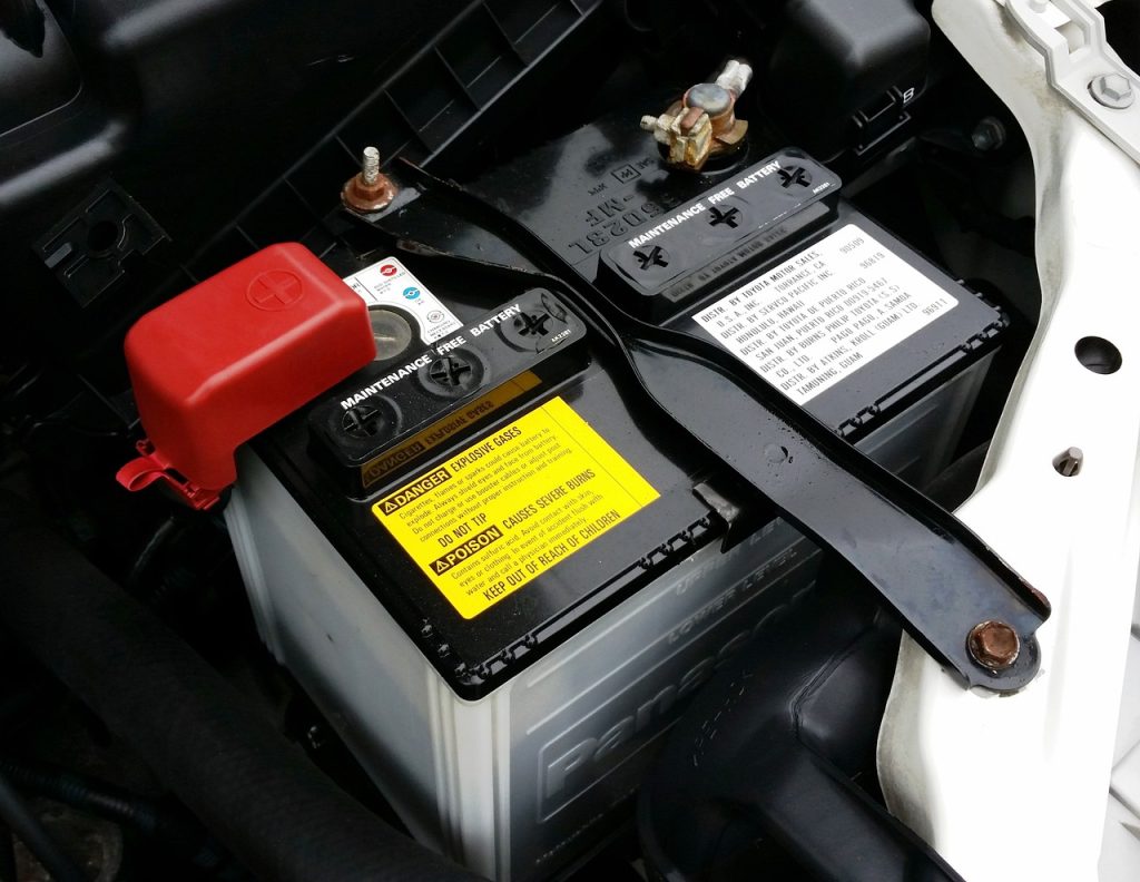 Image by Bruce Emmerling from Pixabay A car battery near Lancaster, OH.