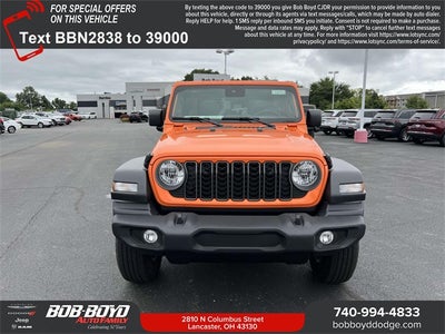 2025 Jeep Wrangler WRANGLER 4-DOOR SPORT S