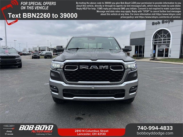 2026 RAM Ram 1500 RAM 1500 BIG HORN CREW CAB 4X4 5'7' BOX