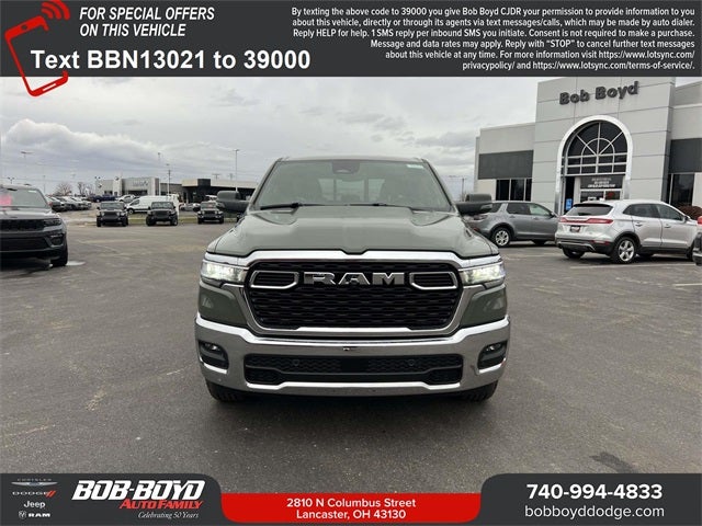 2026 RAM Ram 1500 RAM 1500 BIG HORN CREW CAB 4X4 5'7' BOX