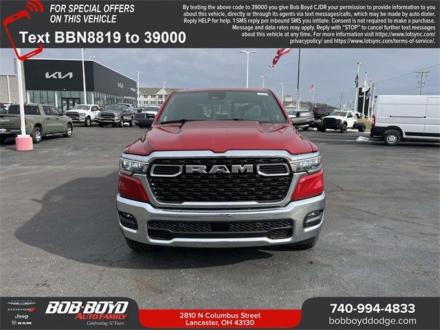 2026 RAM Ram 1500 RAM 1500 BIG HORN CREW CAB 4X4 5'7' BOX