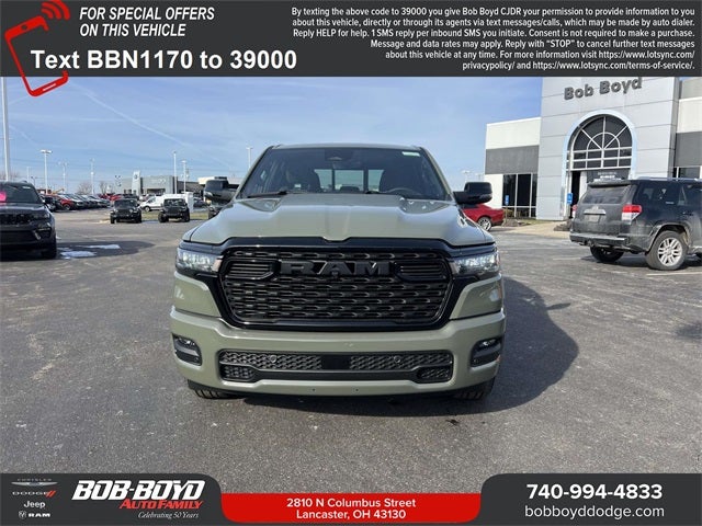 2026 RAM Ram 1500 RAM 1500 BIG HORN CREW CAB 4X4 5'7' BOX
