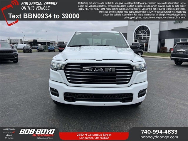 2026 RAM Ram 1500 RAM 1500 LARAMIE CREW CAB 4X4 5'7' BOX