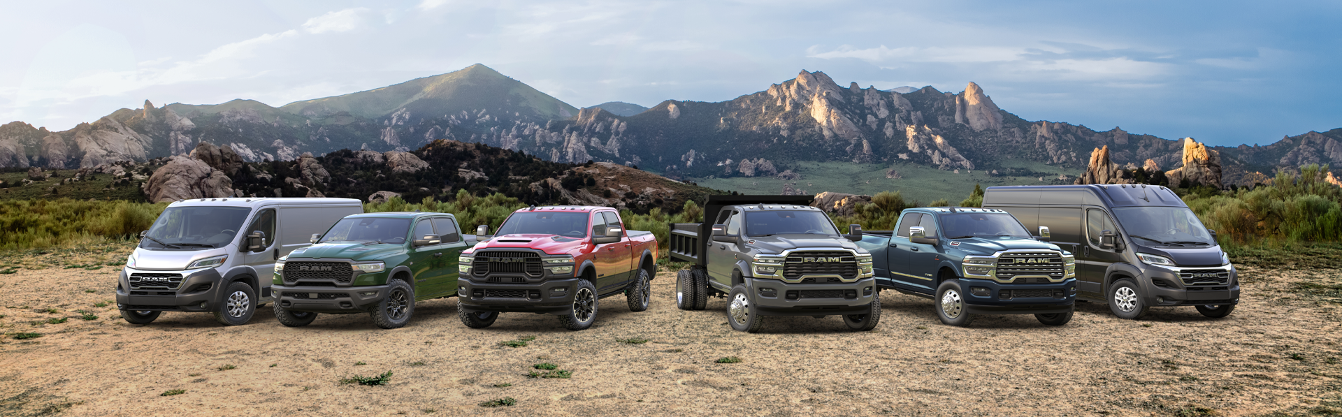 Ram Professional commercial vehicle lineup