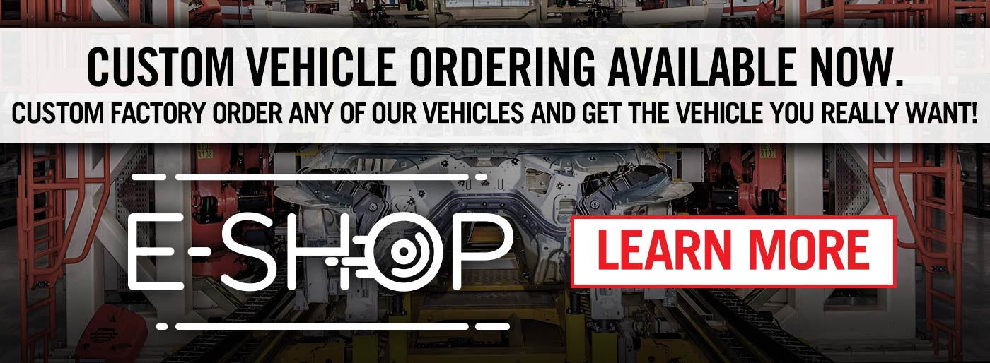 Custom Vehicle Ordering Available