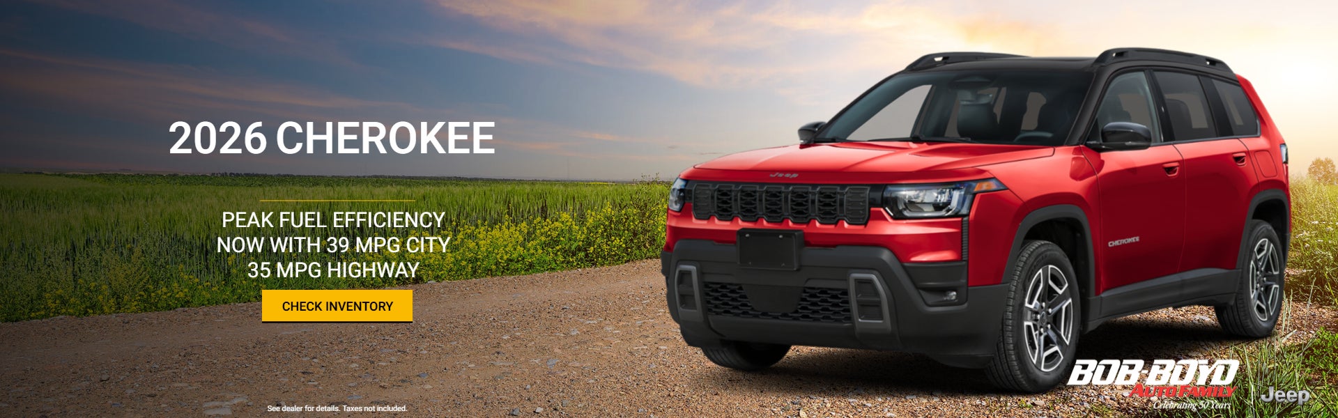 Highly Fuel Efficient 2026 Jeep Cherokee