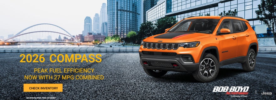 Highly Fuel Efficient 2026 Jeep Compass