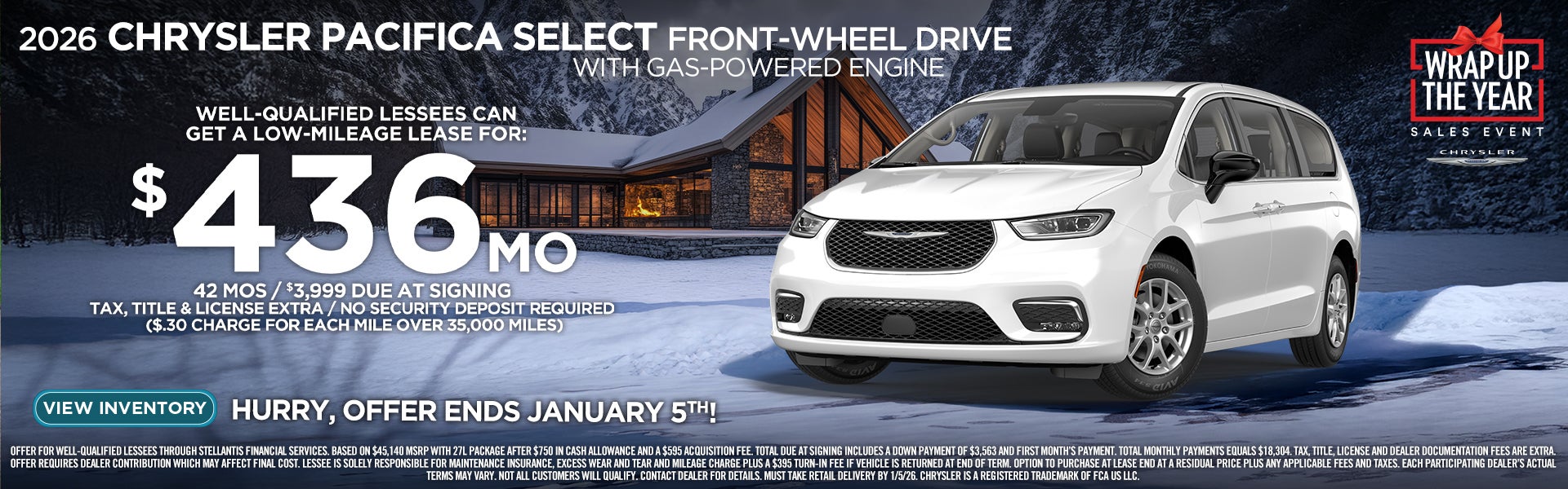 2026 CHRYSLER PACIFICA SELECT